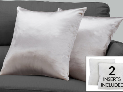 Pillows, Square, Insert Included, Decorative Throw, Hypoallergenic, Modern