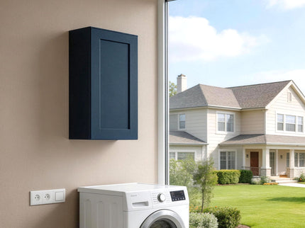 Shaker Wall Cabinet With 2 Adjustable Shelves
