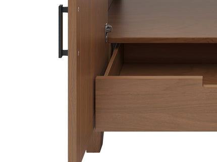 Bathroom Vanity With Ceramic Sink, Modern Free Standing Cabinet With Soft Close Drawers