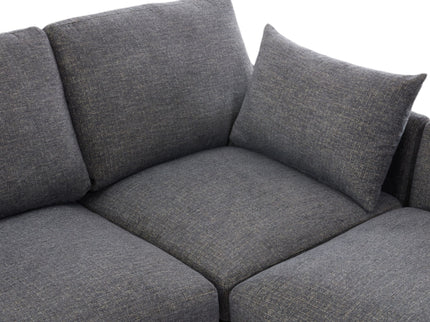 Sectional Sofa Modular U-Shaped With Ottoman & USB Ports