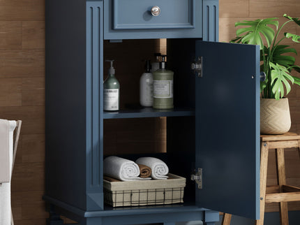 Bathroom Vanity With Sink, Soft-Closing Door, Adjustable Shelf