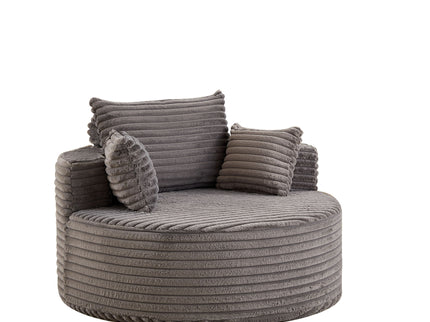 Modern Single Sofa With Backrest Pillow For Living Room