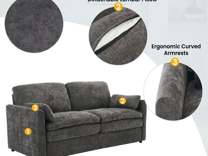 Cozy Sofa Set Oversized Comfy Cloud Sofa With Double Cushion