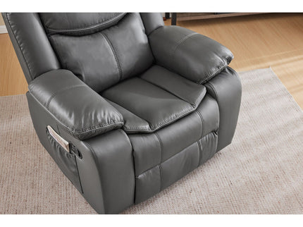 Recliner Chair With Vibration And Heating - Gray