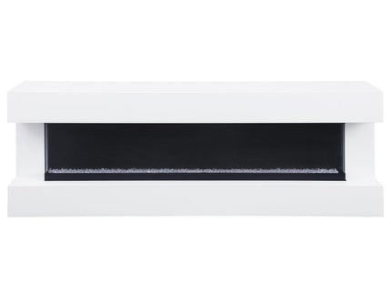 Vallerie 71-inch BT Speaker TV Stand Fireplace Console White