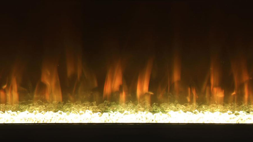 Vallerie 71-inch BT Speaker TV Stand Fireplace Console White