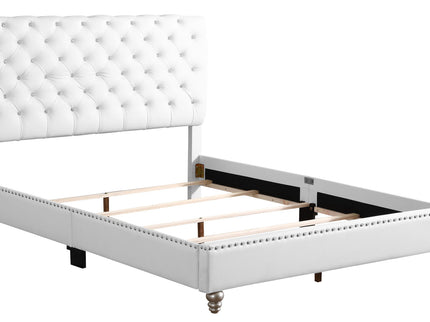 Elegant Transitional Upholstered Bed