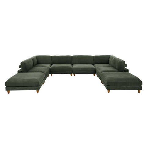 Modern Modular Sectional With Adjustable Back Support