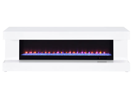 TV Stand Fireplace Console With Bluetooth Speaker