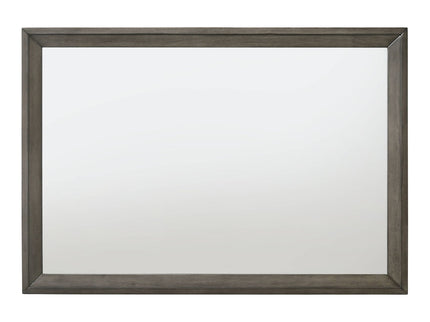 Escher - Mirror - Gray / Oak