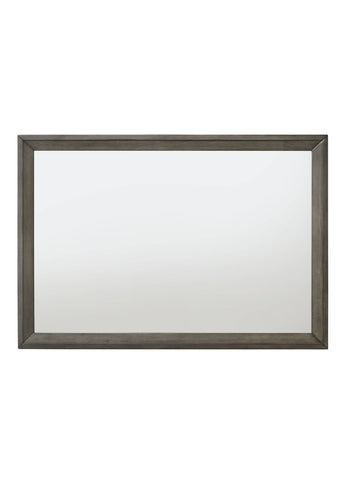 Escher - Mirror - Gray / Oak