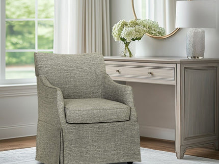 London - Upholstered Skirted Dining Arm Chair