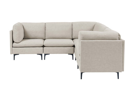 Upholstered Modular Sectional With Tall Legs