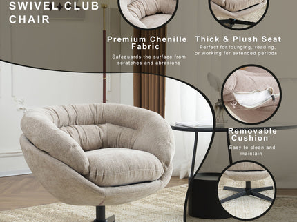 Modern Office Chair With 360 Degree Swivel