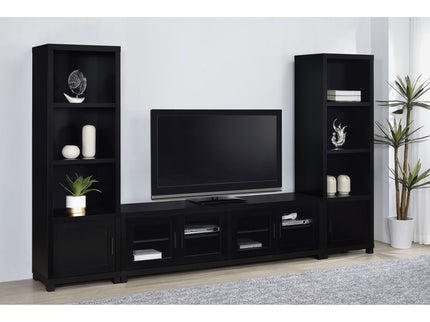 Arnaud - 4 Door TV Stand - Black