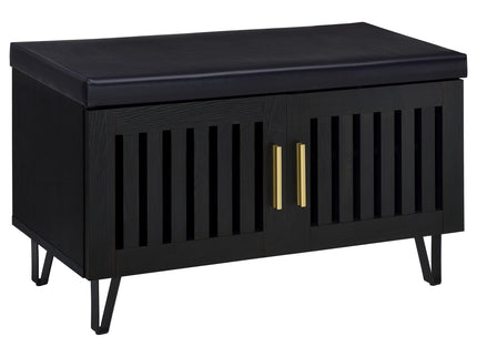 Clackamas - 2 Door Storage Bench With Padded Seat