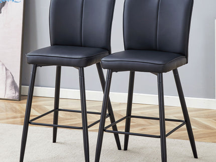 Modern Style Chair With Sleek Backrest Design (Set of 2)