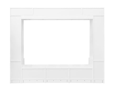 Wall Unit Entertainment Center With Bookshelves For TVs Up To 80"