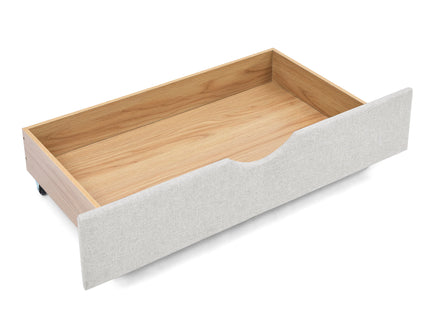 Upholstered Tufted Daybed With Drawers, Waved Arms