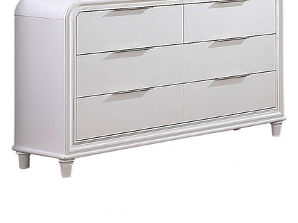 Dresser 6 Drawers - White