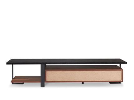 Elling - TV Stand - Walnut / Black