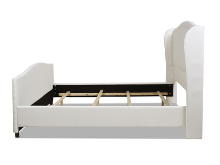 Carmen - Upholstered Wingback Panel Bed Frame