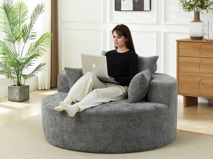 Single Sofa, Sleeper Chair For Living Room - Gray