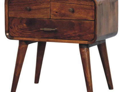 Avora - 3 Drawer Nightstand - Brown