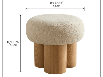 Versatile Mushroom Stool With Cushion