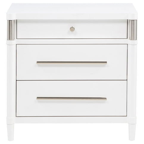 Robinson - 3 Drawer Nightstand - White