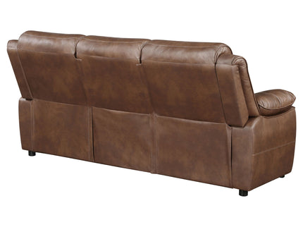 Worthington - Padded Arm Sofa - Dark Brown