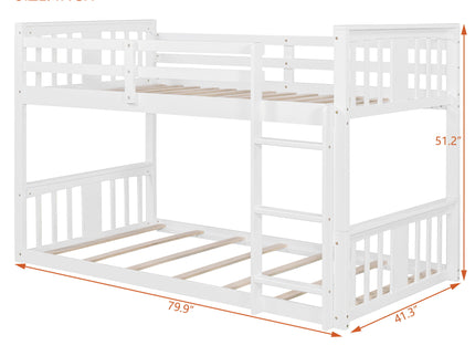 Solid Construction Bunk Bed & Ladder