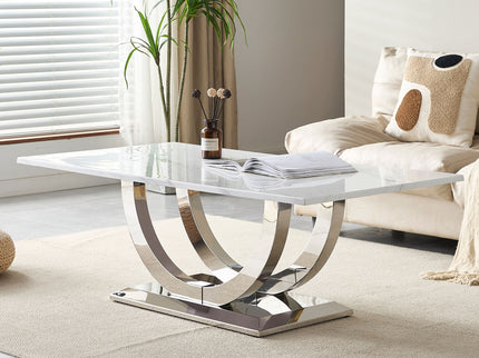Rectangular Coffee Table With Base