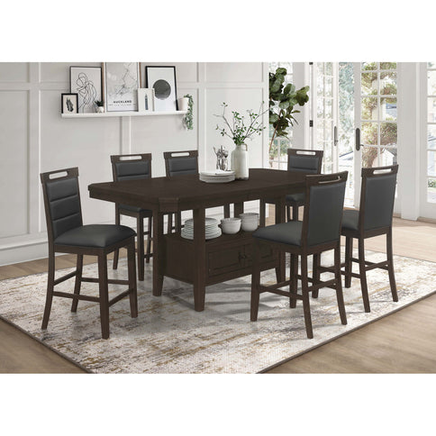 Prentiss - Extension Counter Dining Table - Cappuccino
