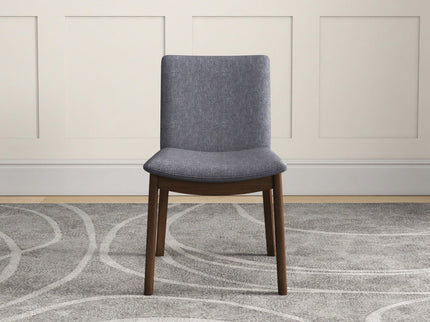 Laura - Mid-Century Modern Solid Wood Dining Chair (Set of 2)