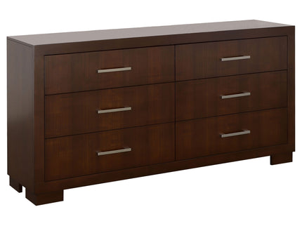 Polk - 6 Drawer Dresser - Cappuccino