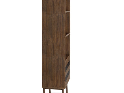 Clarkson - Bookcase With Storage - Rustic Natural Aged Brown