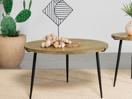 Mickelson - Round Coffee Table - Natural
