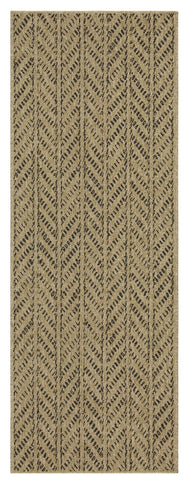 Earth - 7'10" X 10'3" Indoor, Outdoor Area Rug - Black, Natural