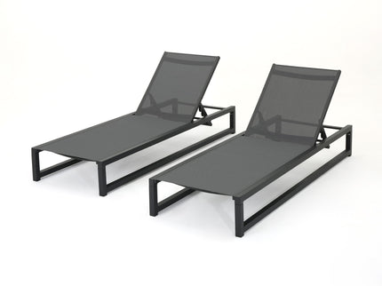 Chaise Lounge With 5 Reclining Positions, Outdoor Patio Lounge Chairs