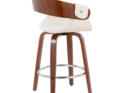 Elisa - Mid Century Modern Counter Stool (Set of 2)