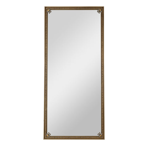 Full Length Mirror With Stand, Floor Standing Dressing - Antique Gold