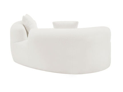 Modern Curved Loveseat
