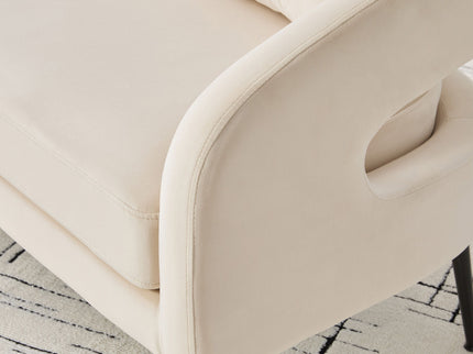 Open Back Loveseat Settee With 3 Pillows