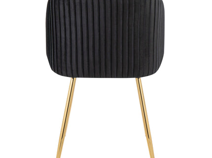 Fran - Pleated Waves Contemporary Chair (Set of 2)