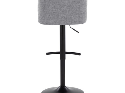 Toriano - Contemporary Adjustable Bar Stool With Rounded T Footrest (Set of 2)