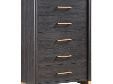 Clifton - 5 Drawer Chest - Espresso