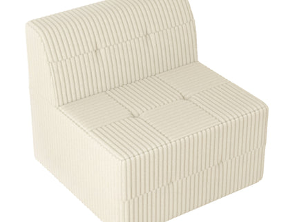 Modern Minimalist Sleeper Sofa, Compressed Sectional Single Seat