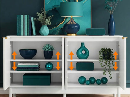 Buffet Cabinet With Adjustable Shelves
