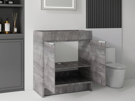 Freestanding Bathroom Vanity Cabinet With Soft Close Doors, Cabinet Only